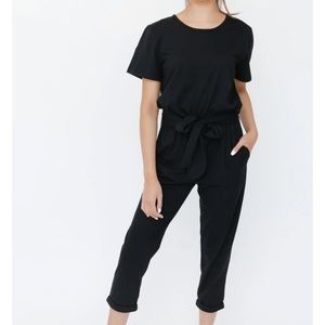 Smash + Tess JEMMA ROMPER IN MIDNIGHT BLACK size Small